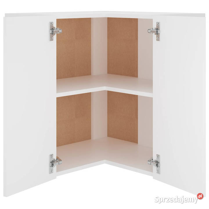 Szafka narożna biała 57x57x60 materiał Warszawa