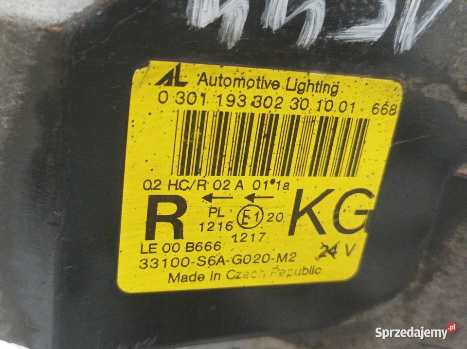 LAMPA PRZÓD PRAWY PRZÓD HB Honda Civic VII