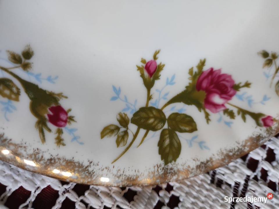porcelana porcelanowy złocony Iwona Złota Róża Kielce