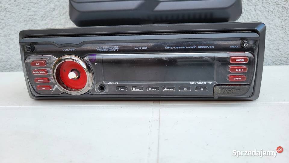 Sprawne Radio Samochodowe Firmy Voice Kraft mp3 wielkopolskie sprzedam