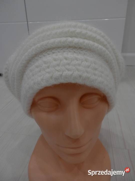 Czapka Wełniana 100 Wełna Slouchy Beanie Kolor Dla kobiet Łomża