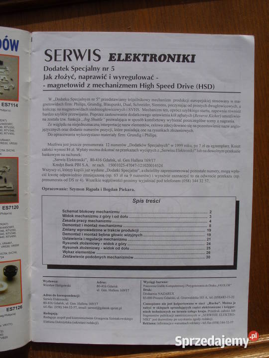 SERWIS ELEKTRONIKIDODATEK SPECJALNY 1245 Wołów