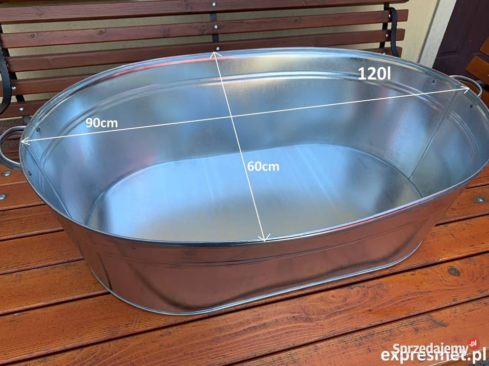 KONEWKA POLSKA ocynkowana metalowa podlewaczka Kraków