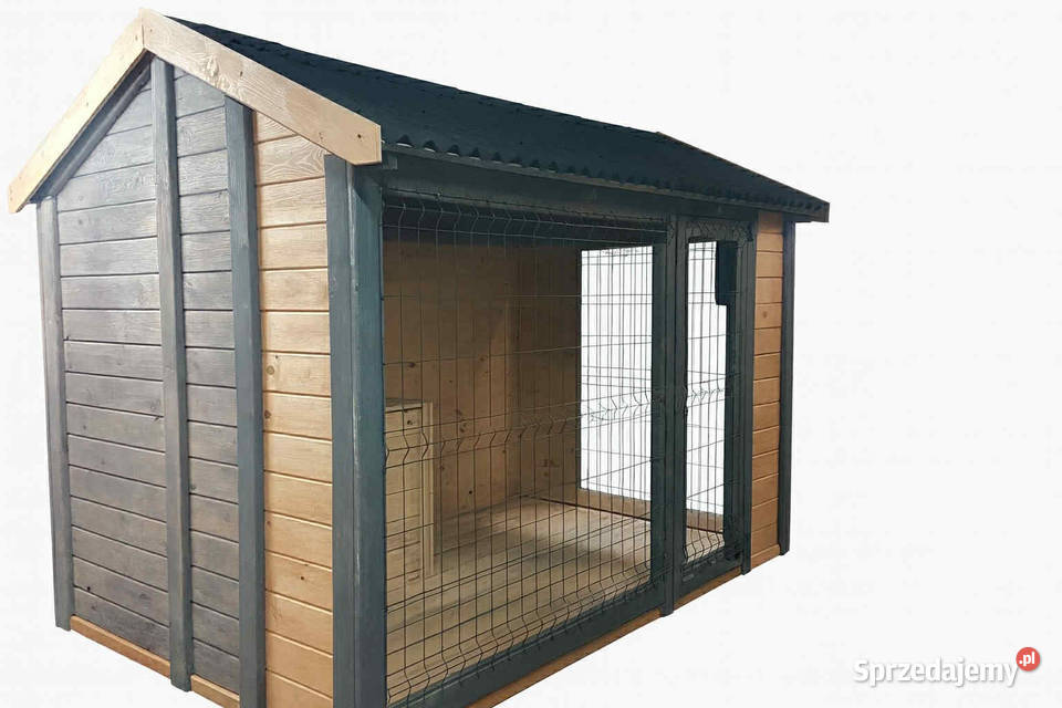 Kojec psa 32 nowoczesny styl antracyt lamele Iława