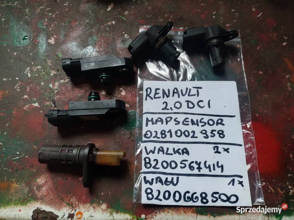 OPEL RENAULT 20DCI M9R czujnik map sensor Kielce