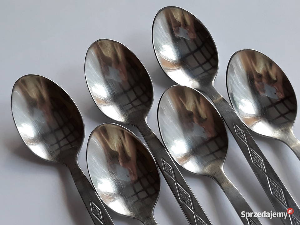 Łyżeczki do herbaty 1 ROMBY KARO Gerlach sztućce śląskie Dąbrowa Górnicza sprzedam