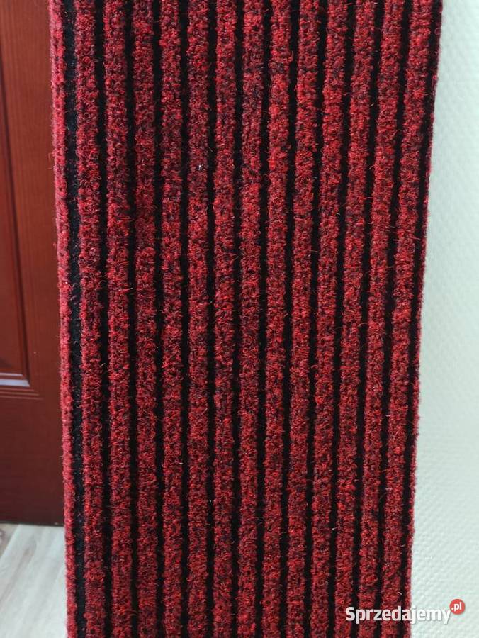Nakładki dywanowe antypoślizgowe na schody 80 x czerwony Oława
