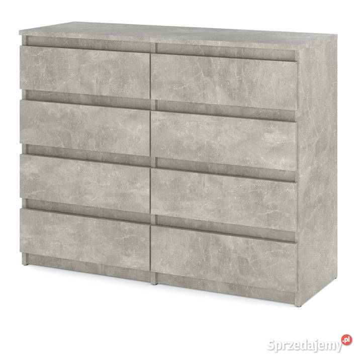 Komoda Wysoka 8 Szuflad 120 Duża Szafka Rtv Do 92.5cm Meble warmińsko-mazurskie Elbląg