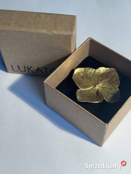Pierścionek kwiat hortensji Lukato Bydgoszcz