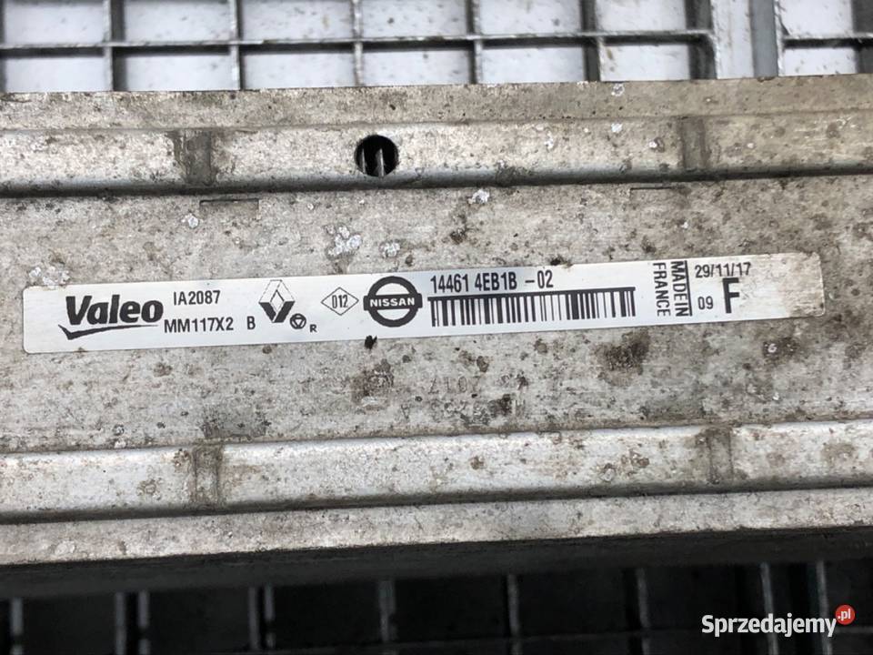 INTERCOOLER RENAULT KADJAR 144614EB1B 16 130 podkarpackie