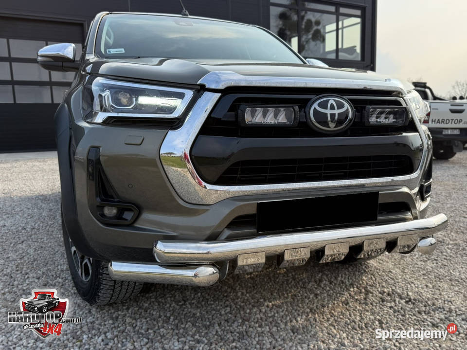 Orurowanie przednie TOYOTA HILUX 2021 76mm Chrom