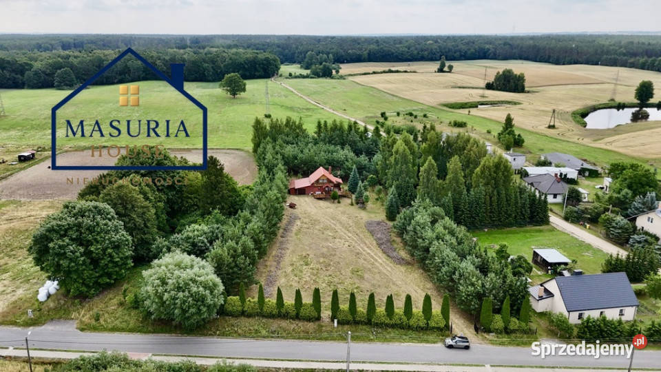Dom z dużą działką w Radomku warmińsko-mazurskie Radomek