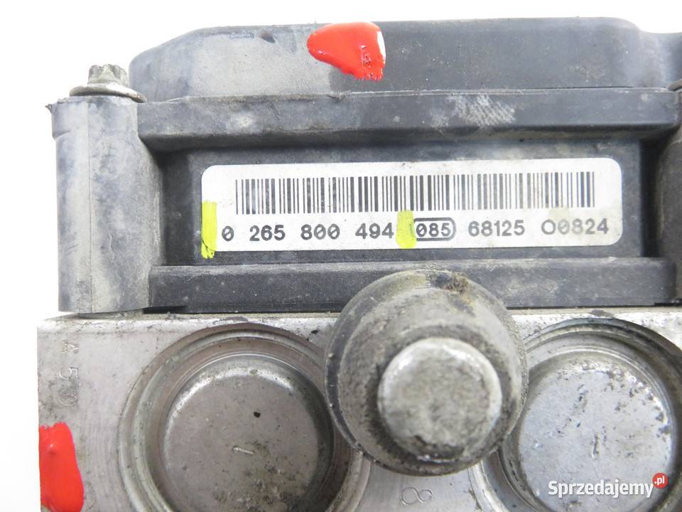 POMPA ABS FIAT SEDICI 189 0265800494 osobowe Układ ABS i ESP