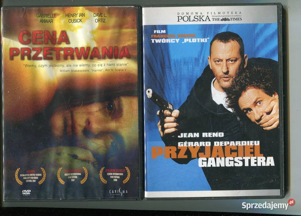 przetrwania Przyjaciel gangstera 2 filmy DVD Szczecin sprzedam