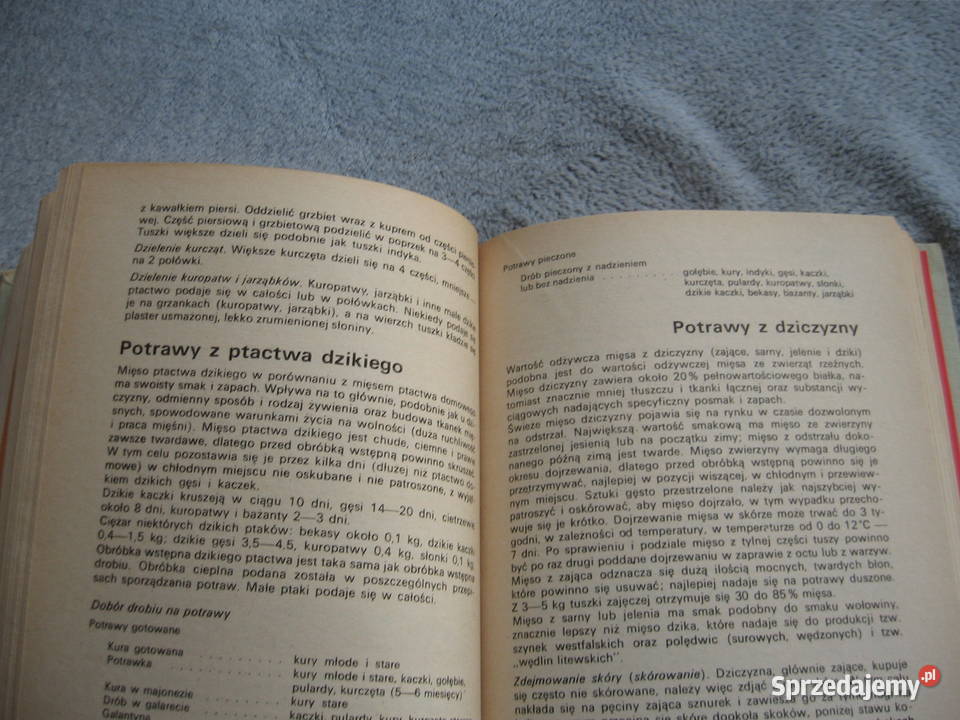 Książka Kuchnia polska Stanisław Berger 1979 r Olsztyn