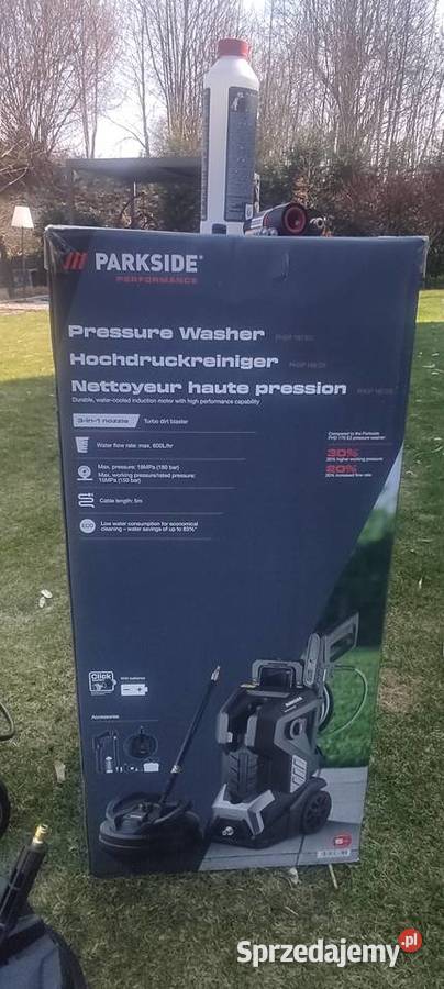 Nowa Myjka Ciśnieniowa Parkside Performance dolnośląskie Zgorzelec