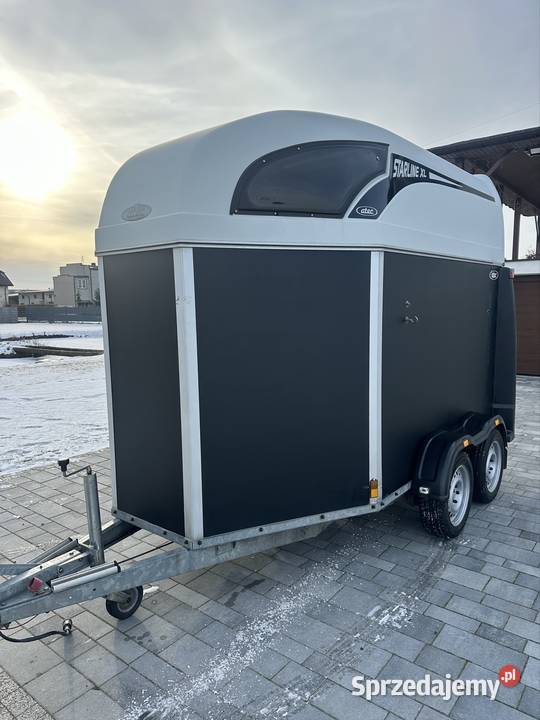 Przyczepa do przewozu 2 koni dmc 2000 Mokra