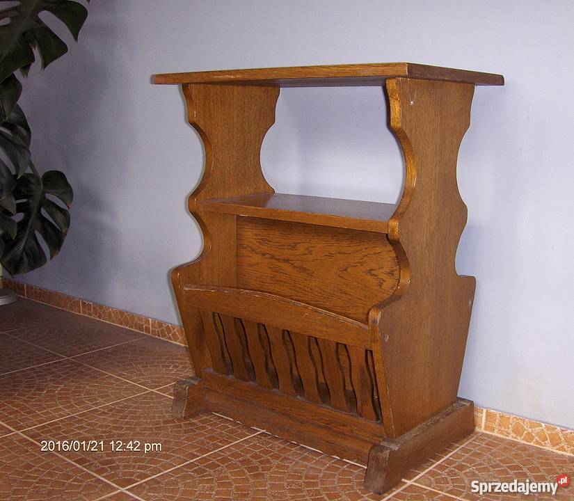 Gazetnik szafka stolik półka DREWNO