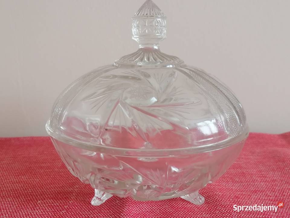 Bomboniera Kryształowa Stożek PRL Wałbrzych