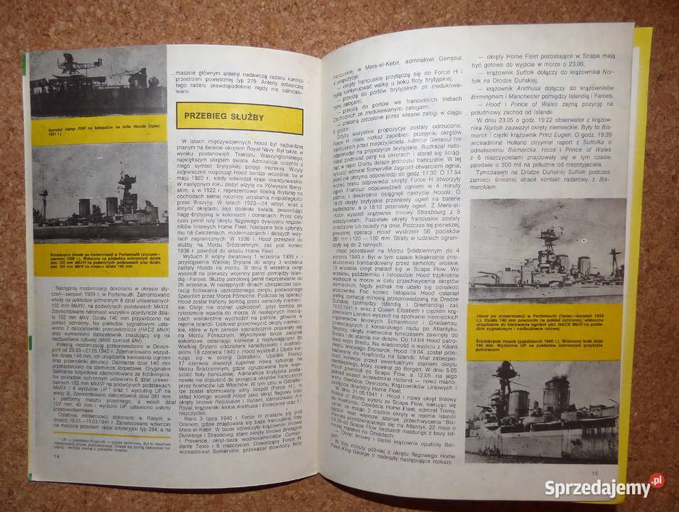 W Piątkowski Krążownik liniowy Hood Warszawa