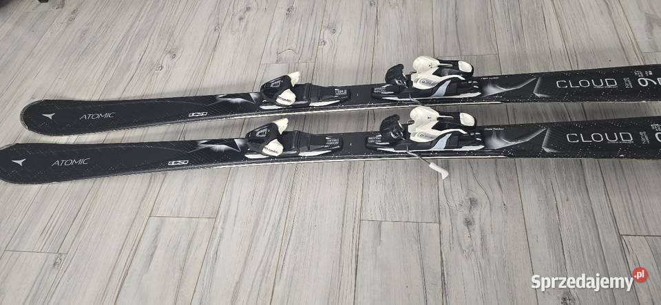 Narty Atomic Cloud 9 rozmiar 163 czarne damskie Narty Kęty