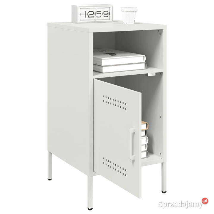 Szafka nocna biała 36x39x68 stal WM843076 mazowieckie