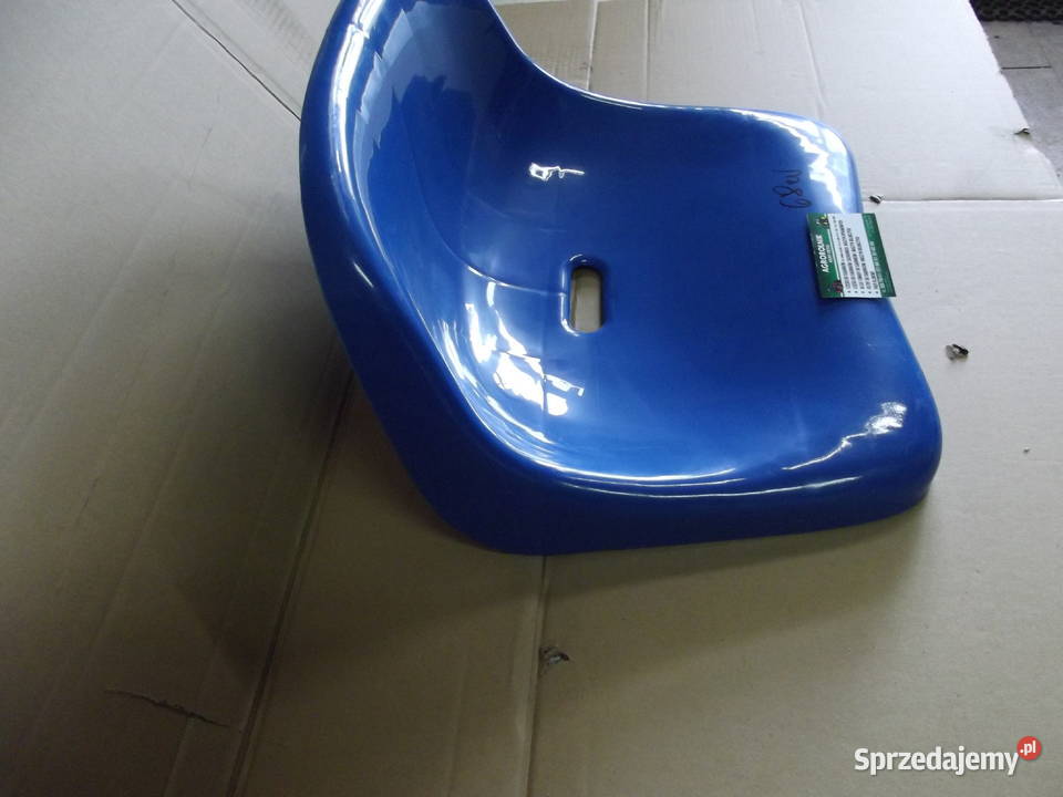 Siedzenie plastikowe niebieskie Sadzarka do