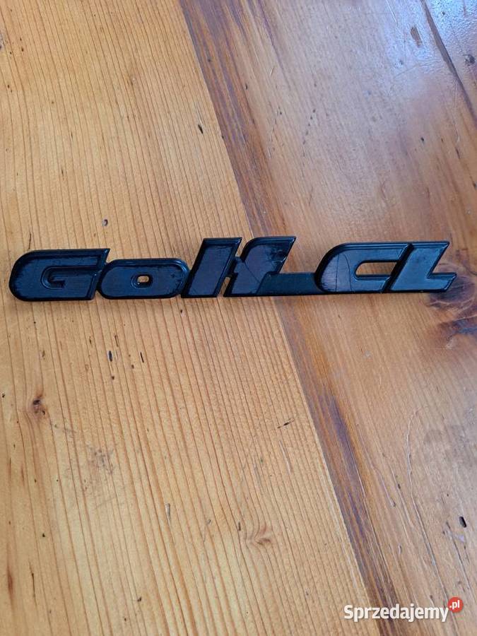 Emblemat VW Volkswagen Golf CL Golf II 1990 Pozostałe małopolskie Brzesko