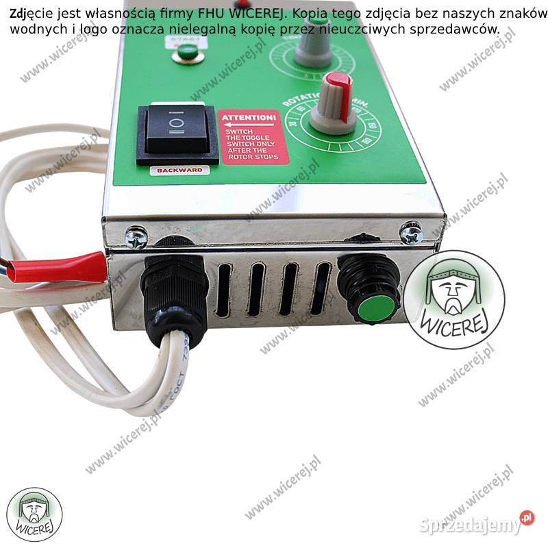 Napęd elektryczny do miodarek 12V analogowy Jaśliska