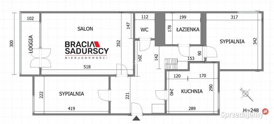 wynajmu mieszkania 624m2 3 pokoje Kraków sprzedam