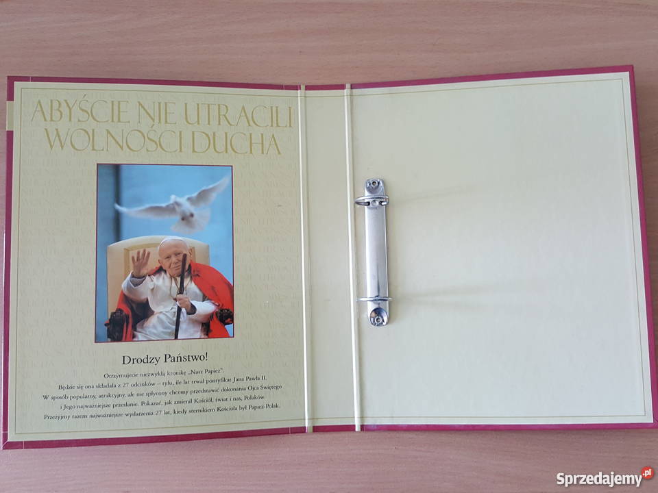 KRONIKA pontyfikatu Nasz Papież w segregatorze wielkopolskie Złotniki sprzedam