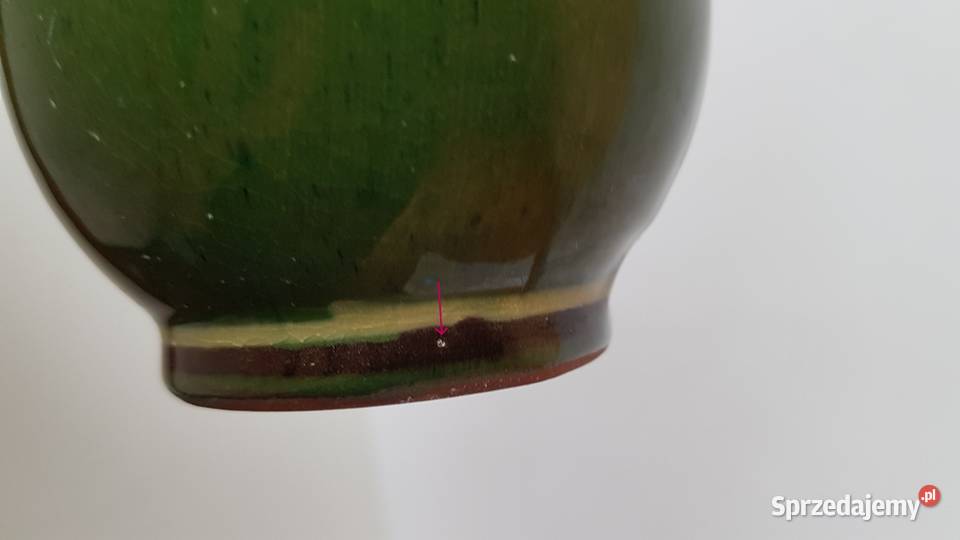 Ceramiczny wazon wazonik Łysa Góra ceramika PRL sprzedam