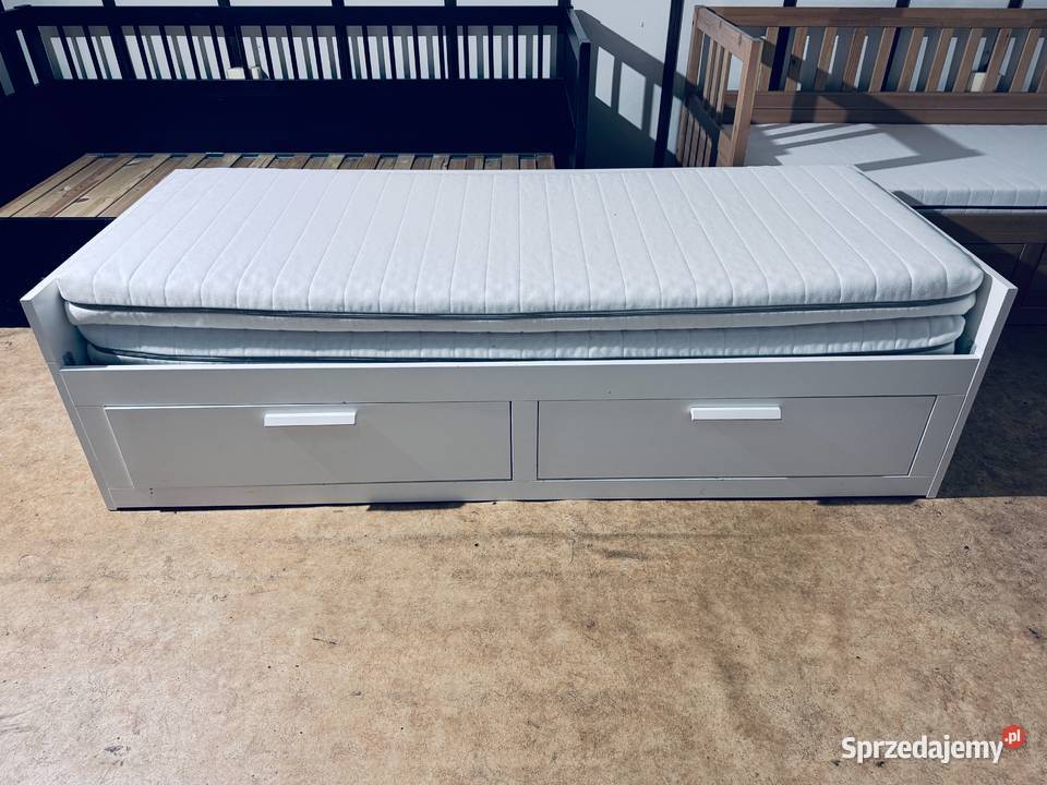 WYPRZEDAŻ 3 sztuki IKEA BRIMNES Leżanka Łóżko z Rybnik