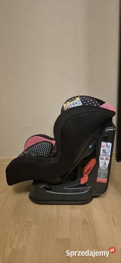 Fotelik samochodowy dzieci do 25 różowy mazowieckie Warszawa