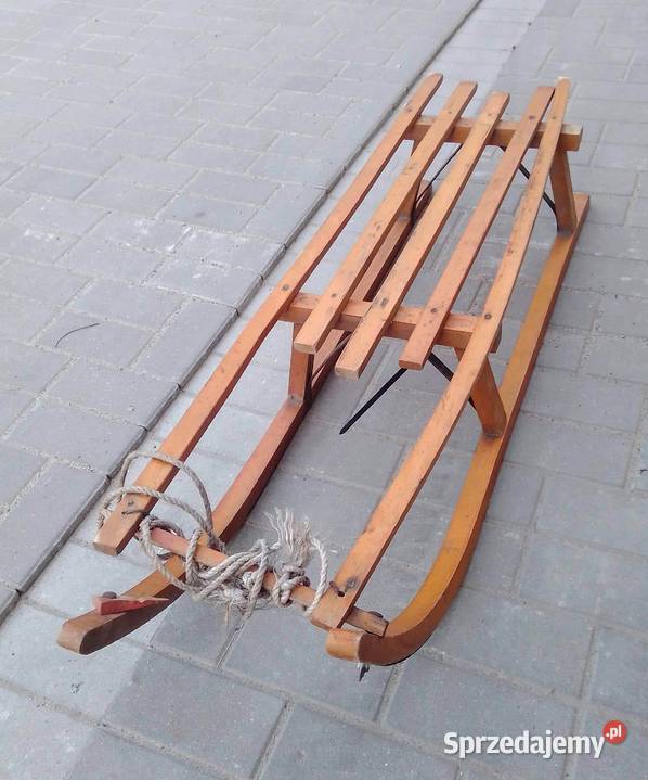 Sanki drewniane - 130cm