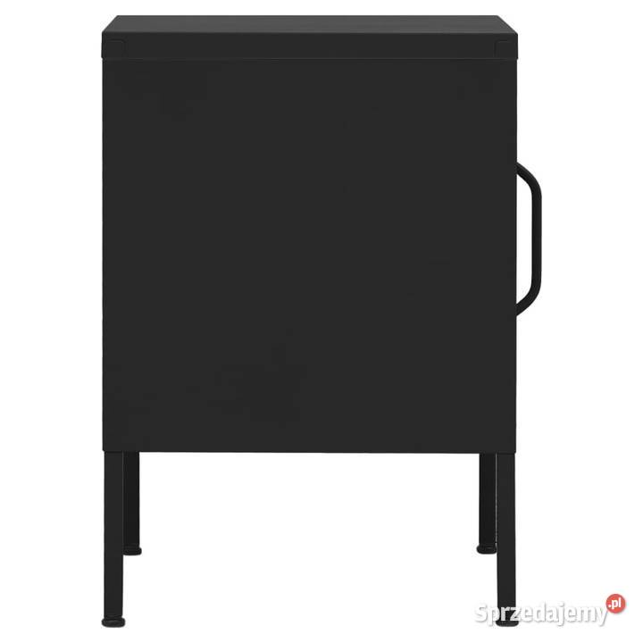 Szafka nocna czarna 35x35x51 stalowa WM336214 mazowieckie sprzedam