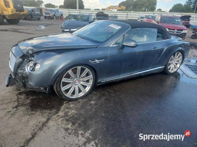 BENTLEY CONTINENTAL GTC V8 produkcji 2016 z USA 24630km