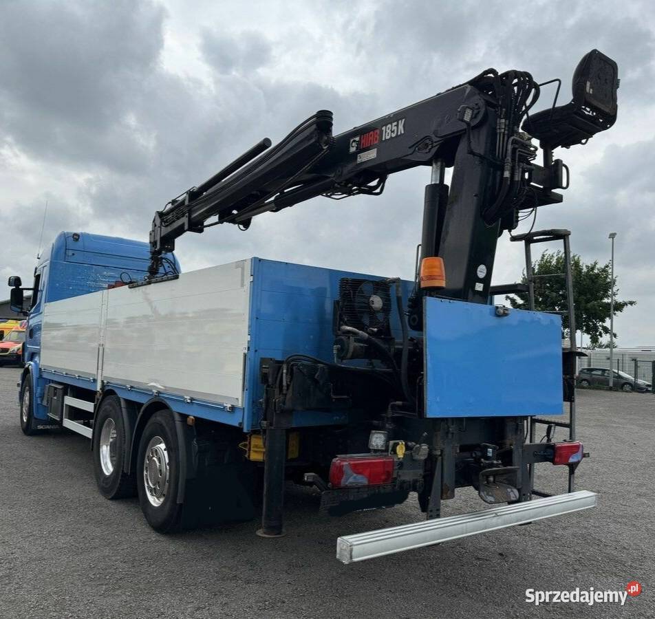 Scania Skrzynia z dzwigiem diesel mazowieckie Warszawa