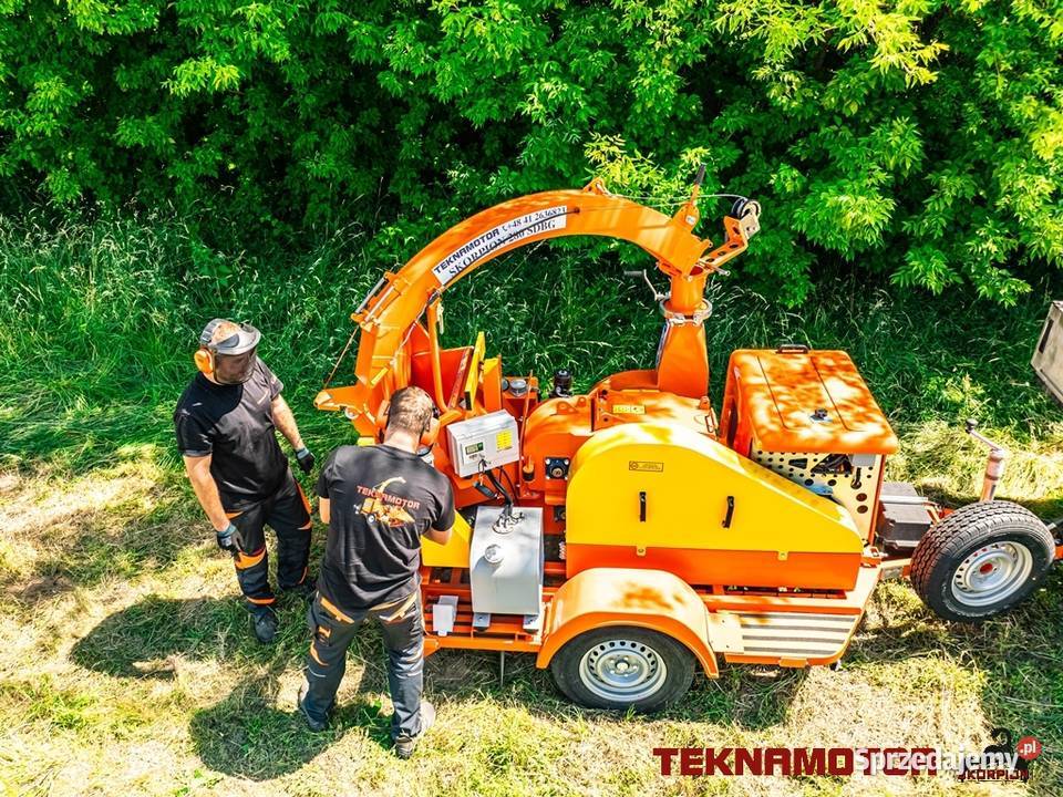 TEKNAMOTOR mobilny rębak bębnowy Skorpion 280 Ostrowiec Świętokrzyski