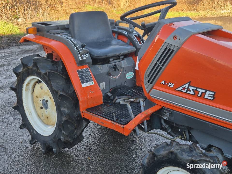 Traktorek traktor KUBOTA ASTE A15D 15 44 Małuszyn sprzedam