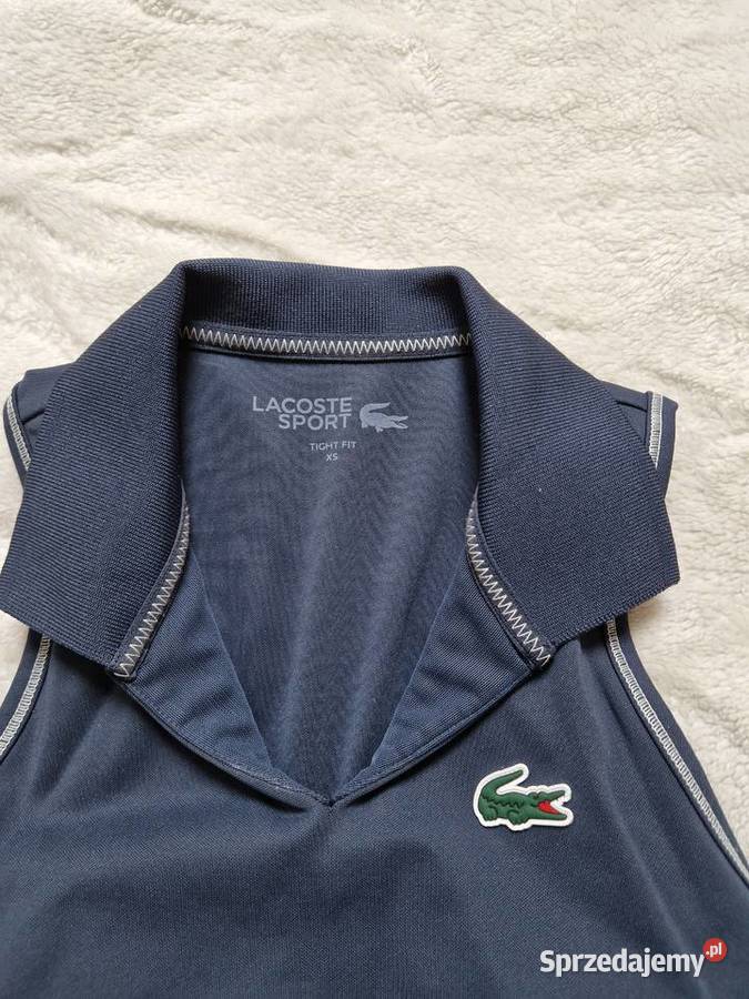 Nowy damski stanik sportowy w stylu polo Lacoste Bibice