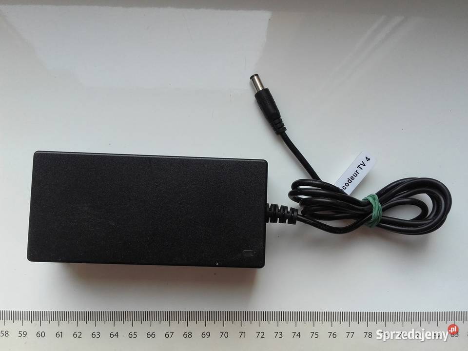 Zasilacz DC 12V 38A 45W 55mm x 21mm czarny Bydgoszcz
