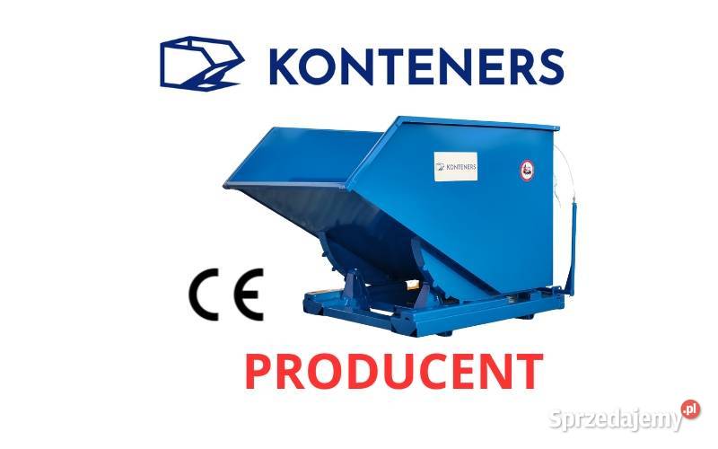 Kontener samowyładowczy 1m3 1000L do wózka Żory