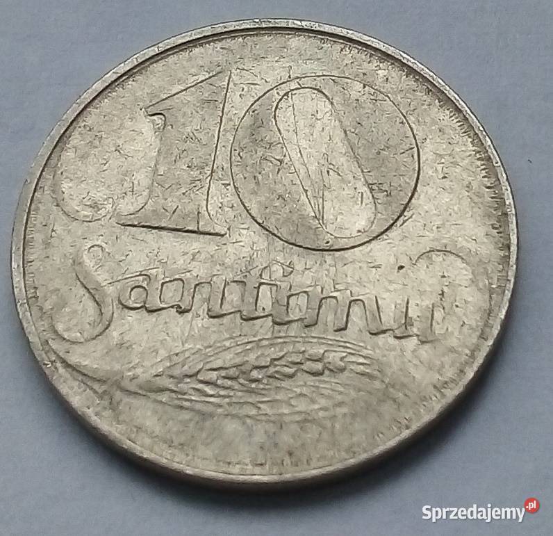 ŁOTWA10 SANTIMU1922 rRZADKA Legionowo