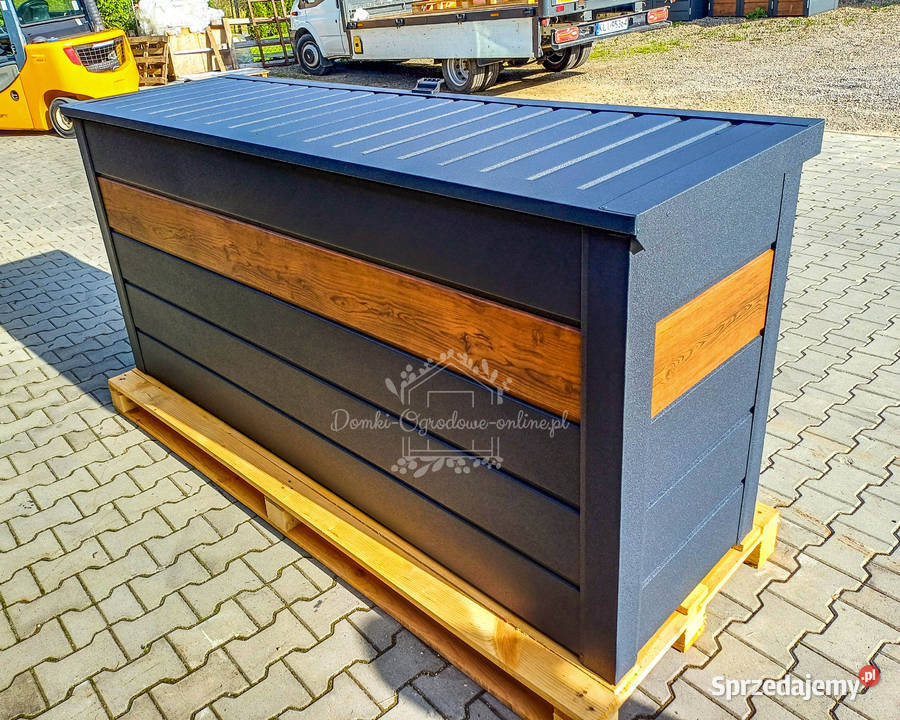 Zabudowa koszy na śmieci wiata śmietnikowa Września