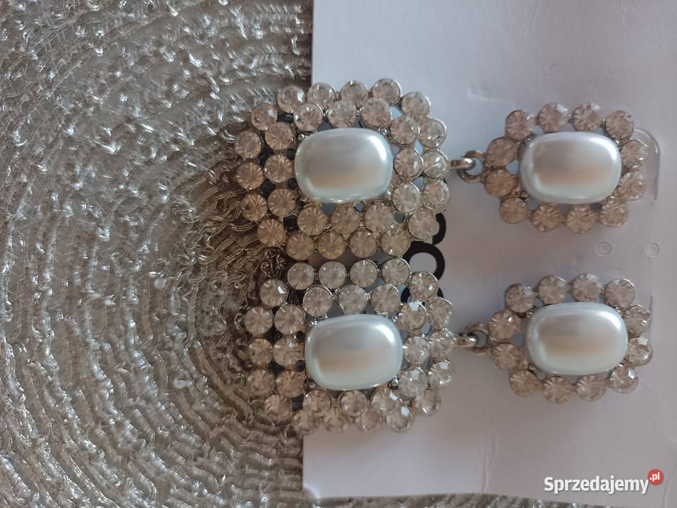 ASOS Bogato zdobione kolczyki ślubne z Londynu Kraków