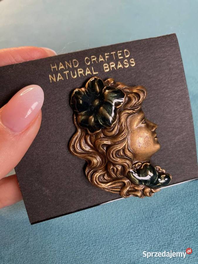 Nowa piękna broszka vintage kobieta kwiat USA Nisko sprzedam