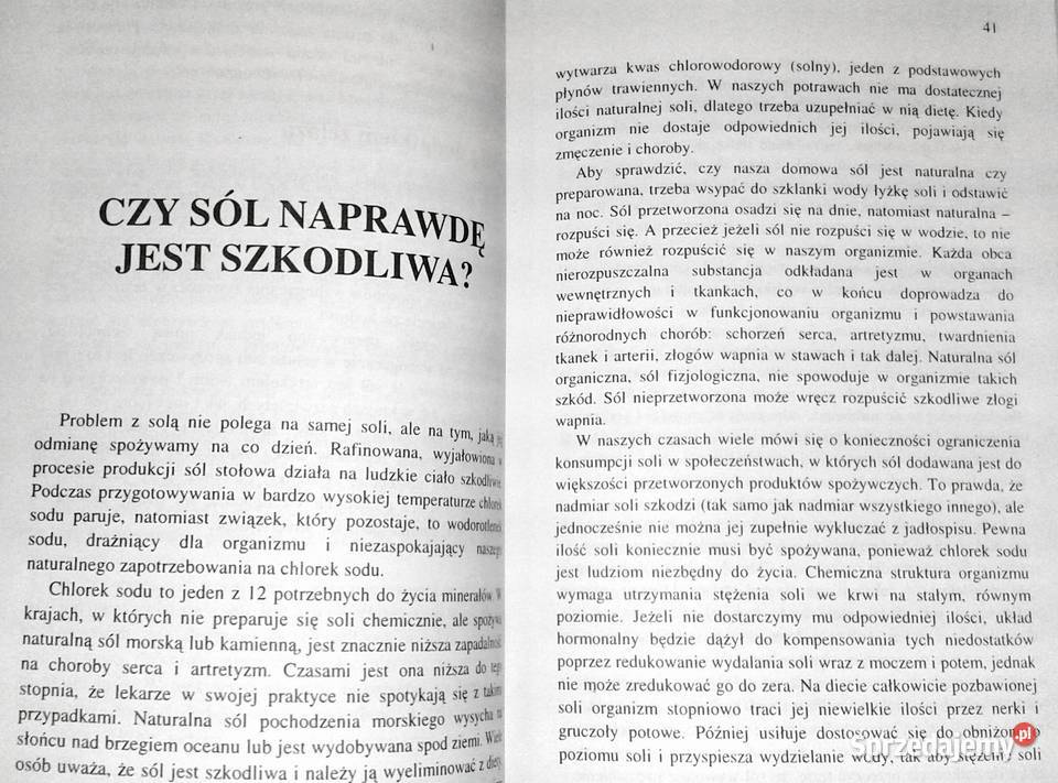 Lecznicze właściwości soli David G Adams miękka Chełm