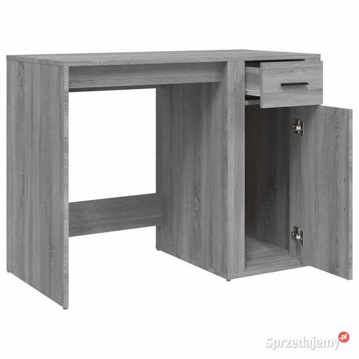 Biurko szary dąb sonoma 100x49x75 materiał mazowieckie