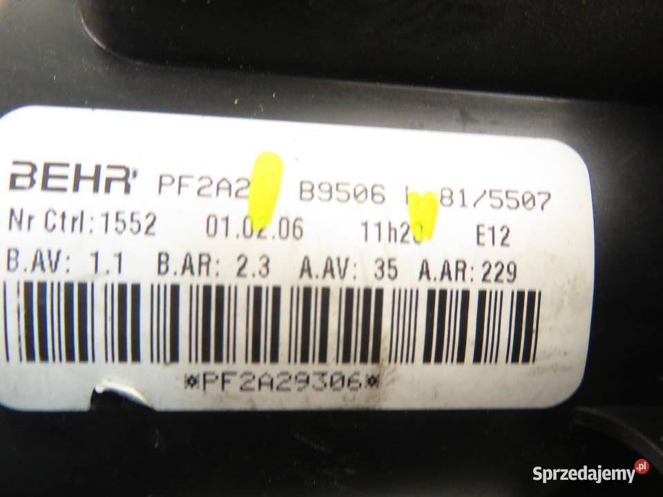 DMUCHAWA CITROEN C4 I B9506 H1520